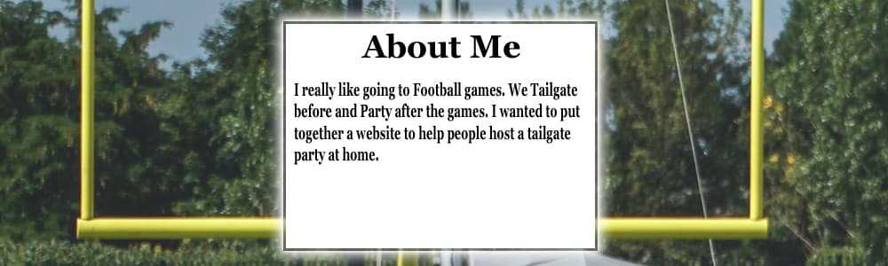 About Me Tailgate About Me
